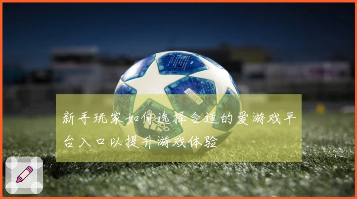 新手玩家如何选择合适的爱游戏平台入口以提升游戏体验